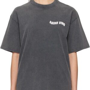 Anine Bing Kent Love Tee in Washed Black
ANINE BING